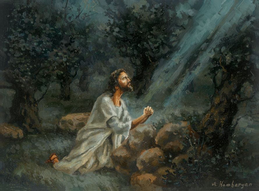 Jesus Praying in Gesthemane (card) | Cards, Cards & Gifts | Levantine ...